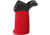TAC Smooth Pattern Over-Molded AR Pistol Grip, Flared Top, Red, CS04S1-RD