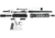 TacFire 10.5inch UNASSEMBLED .300 AAC PISTOL BUILD KIT, BLACK, PK300-LPK-10