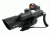 Tacfire 2.5-10X40 Dual Ill. Green Laser Scope w/Mini-Red Dot/Adaptor/Mil-Dot, Black SCGL251040M-D