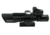 Tacfire 2.5-10X40 Dual Ill. Green Laser Scope w/Mini-Red Dot/Adaptor/Mil-Dot, Black SCGL251040M-D