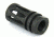 Tacfire .223/.556 1/2inX28 Thread Bird Cage A2 Muzzle Brake/Steel, Black MZ1001-A2