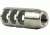 Tacfire .223/.556 1/2inX28 Tpi Compact Size Muzzle Brake w/Crush Washer, Stainless Steel MZ1002SS