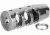 Tacfire .223/.556 1/2inX28 Tpi Compact Size Muzzle Brake w/Crush Washer, Stainless Steel MZ1002SS