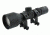 Tacfire 3-9X42 Compact Scope/Mil-Dot/Rings, Black SC3942M