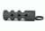 Tacfire .308 5/8inX24 Thread Full Size Muzzle Brake w/Crush Washer, Black MZ1003-3B
