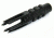 Tacfire .308 5/8inX24 Thread Spike Style Cnc Machined Muzzle Brake/Parkerized Steel, Black MZ1012-3B, EDEMO1