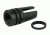 Tacfire .308 5/8inx24 Thread Three Prong Muzzle Brake/ Steel, Black, MZ1017-3B