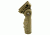 Tacfire 5 Position Ergonomic Foldable Locking Grip w/Storage, Tan VG07-T