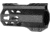 TacFire A.C.E Series KeyMod Free Float Handguard, 4in, Black, Small, HG21-4