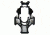 Tacfire Ak/Romanian &amp; Variants Tactical Quad Rail, Black HGAK-1