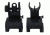 TacFire Offset Deployable Iron Sight, Same Plane/Low Profile, Black, IS001