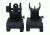 TacFire Offset Deployable Iron Sight, Same Plane/Low Profile, Black, IS001