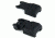 TacFire Offset Deployable Iron Sight, Same Plane/Low Profile, Black, IS001