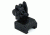 Tacfire AR Rear Same Plane/Low Profile Flip-Up Iron Sight, Black IS005