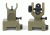 Tacfire AR Same Plane Flip-Up Iron Sight, Tan IS001-T