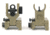 Tacfire AR Same Plane Flip-Up Iron Sight, Tan IS001-T
