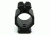 Tacfire AR10/.936 Low Profile Gas Block w/Pin/Aluminum, Black MAR006