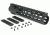 Tacfire AR10 Slim Keymod Free Float Clamp-On Style Hand Guard w/Detachable Rails/10in, Black HG02-308-10