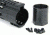 Tacfire AR10 Slim Keymod Free Float Clamp-On Style Hand Guard w/Detachable Rails/10in, Black HG02-308-10