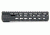 Tacfire AR10 Slim Keymod Free Float Clamp-On Style Hand Guard w/Detachable Rails/10in, Black HG02-308-10