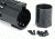 Tacfire AR10 Slim Keymod Free Float Clamp-On Style Hand Guard w/Detachable Rails/12in, Black HG02-308-12