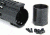 Tacfire AR10 Slim Keymod Free Float Clamp-On Style Hand Guard w/Detachable Rails/15in, Black HG02-308-15