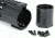 Tacfire AR10 Slim Keymod Free Float Clamp-On Style Hand Guard w/Detachable Rails/16.5in, Black HG02-308-16.5