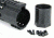 Tacfire AR10 Slim Keymod Free Float Clamp-On Style Hand Guard w/Detachable Rails/7in, Black HG02-308-7