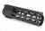Tacfire AR10 Slim Keymod Free Float Clamp-On Style Hand Guard w/Detachable Rails/7in, Black HG02-308-7
