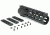 Tacfire AR10 Slim Keymod Free Float Clamp-On Style Hand Guard w/Detachable Rails/7in, Black HG02-308-7