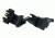 TacFire 45 Degree Offset Deployable Front and Rear Sight, Black, IS008B-45