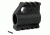 Tacfire AR15/.750 High Profile Gas Block/Mil-Spec/Alum. w/Pin &amp; Top/Bottom Rail, Black MAR003