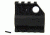 Tacfire AR15/.750 High Profile Gas Block/Mil-Spec/Alum. w/Pin &amp; Top/Bottom Rail, Black MAR003