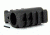 Tacfire AR15/.750 High Profile Gas Block/Mil-Spec/Alum. w/Pin &amp; Top/Bottom Rail, Black MAR003