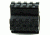 Tacfire AR15/.750 High Profile Quad Rail Barrel Mount/Gas Block/Alum. Glossy Finish, Clamp-On, Black MAR005-H