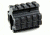 Tacfire AR15/.750 Low Pro Quad Rail Barrel Mount/Gas Block/Alum. Glossy Finish, Clamp-On, Black MAR005-L
