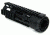 Tacfire AR15 Free Float Quad Rail/Detachable Rails/7in Carbine Length, Black HG03-7