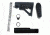 Tacfire AR15 Mil-Spec Buffer Tube Kit w/6 Position Stock &amp; Buttpad, Black MAR050