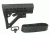Tacfire AR15 Mil-Spec M4 Style 6-Position Stock W/QD Sling Swivel/Butt Pad, Black, MAR082-G