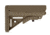 Tacfire AR15 Mil-Spec Premium Style 6-Position Stock W/QD Sling Swivel/Butt Pad, Tan, MAR082S-T
