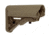 Tacfire AR15 Mil-Spec Premium Style 6-Position Stock W/QD Sling Swivel/Butt Pad, Tan, MAR082S-T