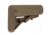 Tacfire AR15 Mil-Spec Premium Style 6-Position Stock W/QD Sling Swivel/Butt Pad, Tan, MAR082S-T