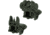 TacFire Same Plane Top Mounted Deployable Front and Rear Sight, Green, IS008OD