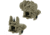 TacFire Same Plane Top Mounted Deployable Front and Rear Sight, Tan, IS008F