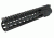 Tacfire AR15 Slim Keymod Free Float Clamp-On Style Hand Guard w/Detachable Rails/12in, Black HG02-12