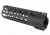 Tacfire AR15 Slim Keymod Free Float Clamp-On Style Hand Guard w/Detachable Rails/7in, Black HG02-7