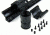 Tacfire AR15 Ultra-Slim Clamp-On Free Float Quad Rail 12in/Rifle Length, Version 2, Black HG07-12, EDEMO1