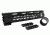 Tacfire AR15 Ultra Slim Clamp-on KeyMod Free Float Hand Guard w/Detachable Rails/GEN 2, Black, 10in, HG10-10