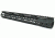 Tacfire AR15 Ultra Slim KeyMod Free Float Hand Guard w/Detachable Rails, Black, 12in, HG09-12, EDEMO1