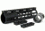 Tacfire AR15 Ultra Slim KeyMod Free Float Hand Guard w/Detachable Rails, Black, 7in, HG09-7